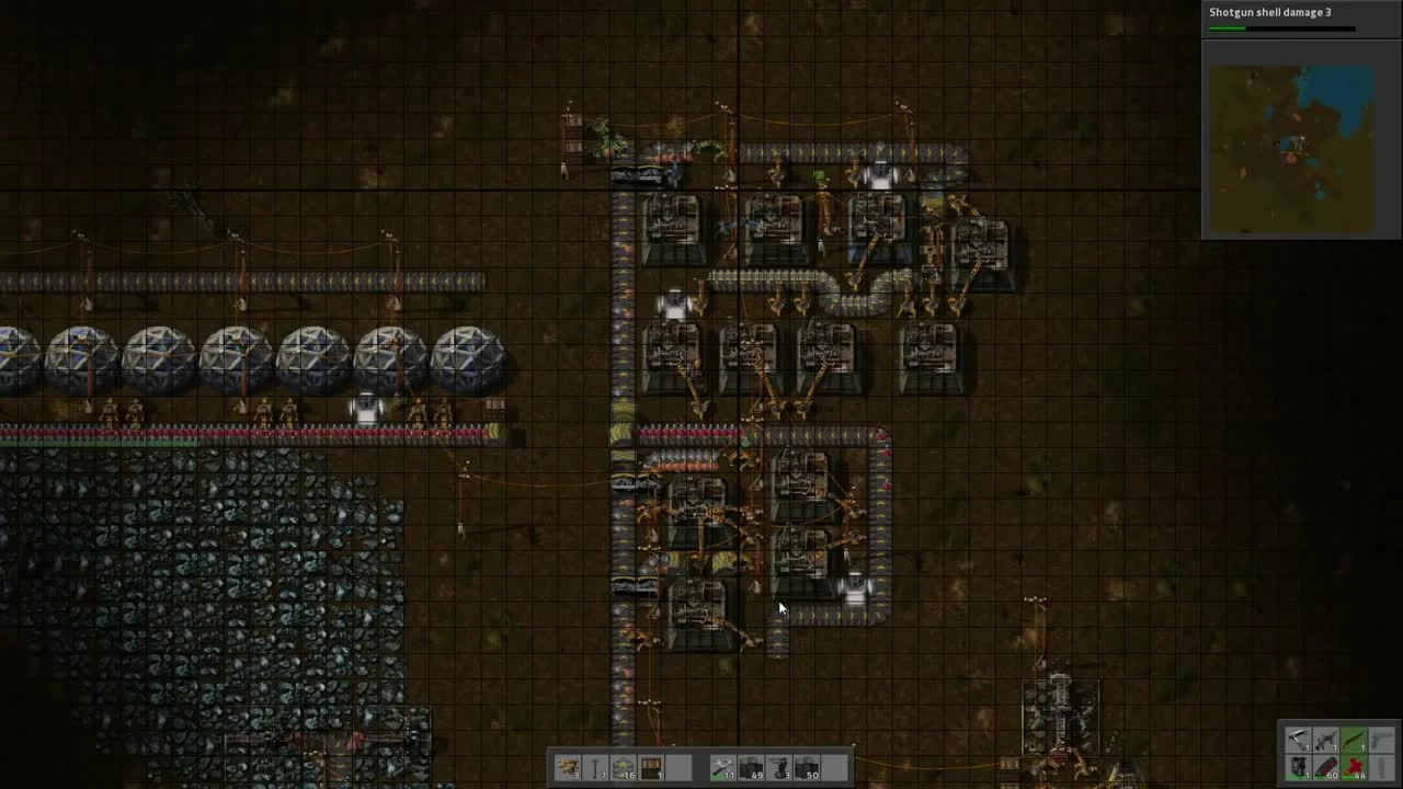 Factorio. Гайд, часть 4. Зачистка гнезда чужих