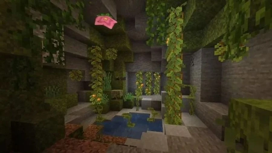 Minecraft получила новые разнообразные пещеры