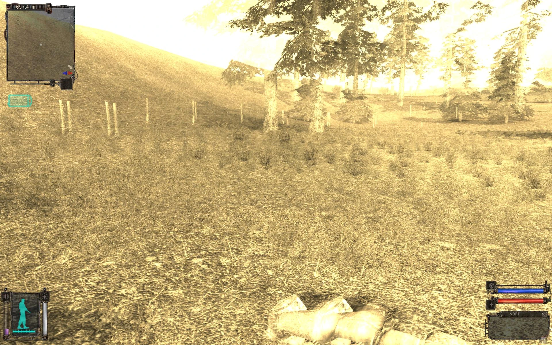 S.T.A.L.K.E.R.: Shadow Of Chernobyl "Пси-удар псевдособаки из билдов"