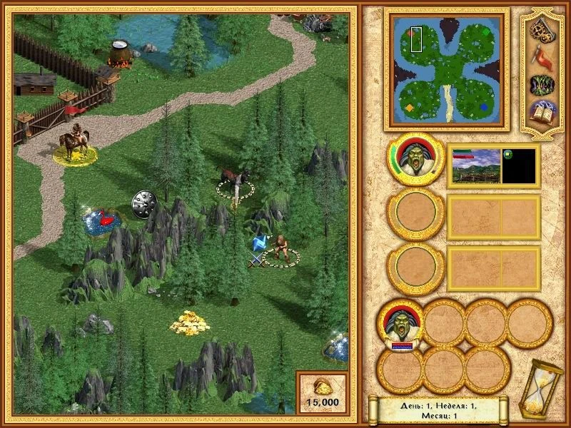 Heroes of Might and Magic 4 "Карта - Crimson and Clover"
