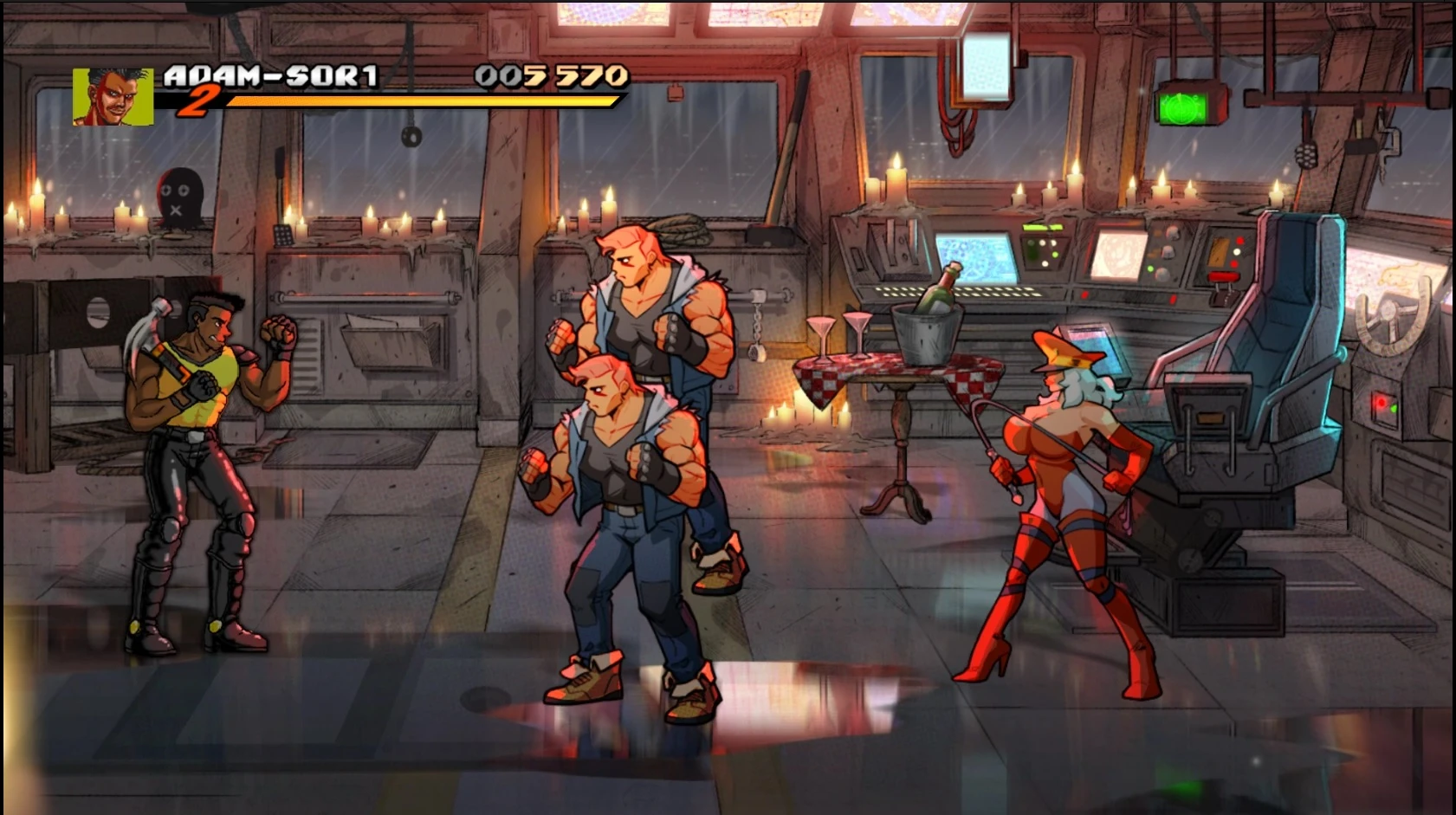 Streets of Rage 4 "Противник (босс) Nora с большой грудью"