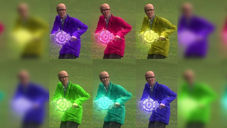 Garry's Mod "Радужный эффект игрока"