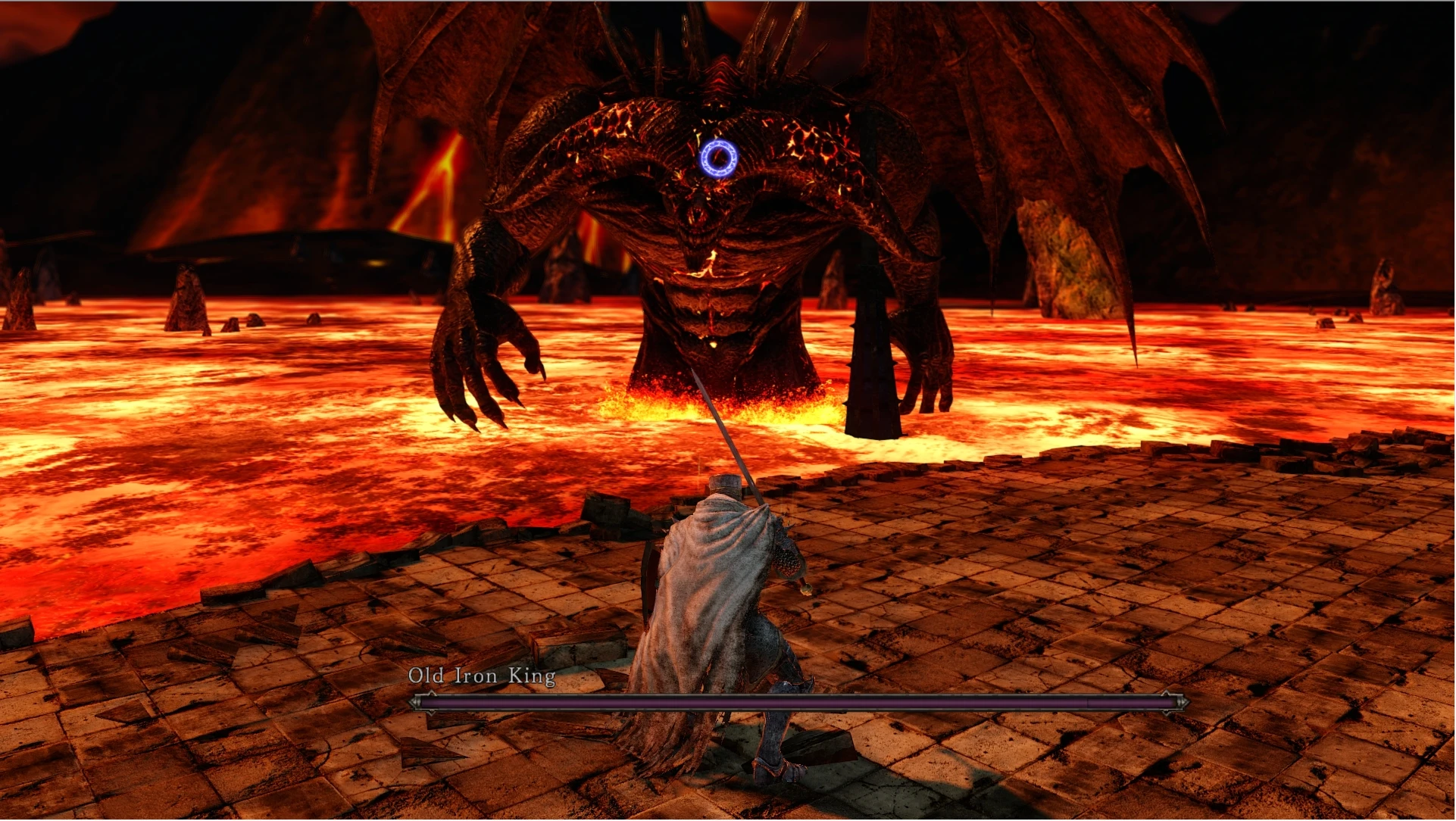 Dark Souls 2 "Beta Style Boss HP Bar and Targetting Reticle"