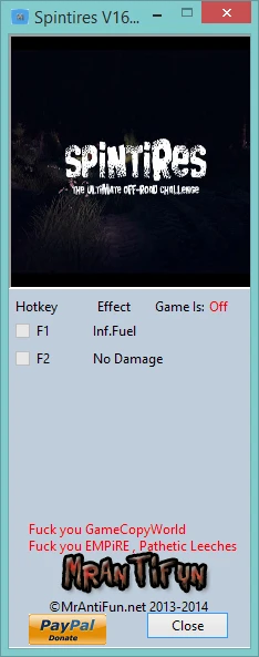 Spintires: Трейнер/Trainer (+2) [16.12.15] {MrAntiFun}