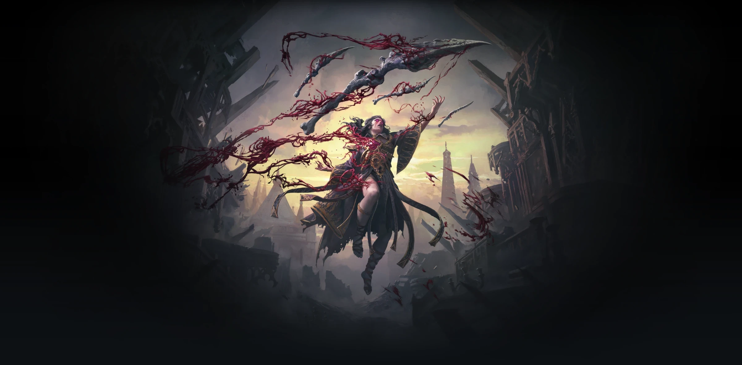 Path of Exile 2 "Оригинальные обои с классами персонажей"