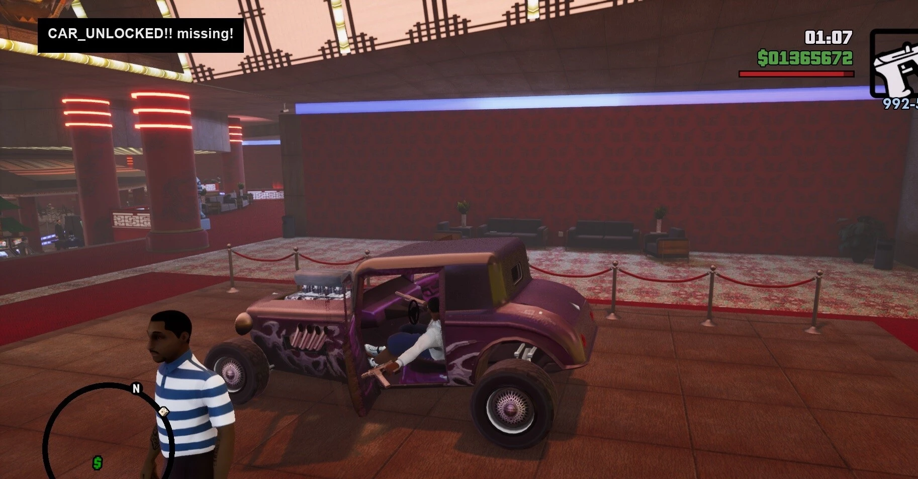 Grand Theft Auto: The Trilogy (San Andreas) "Открыть запертую дверь автомобиля"