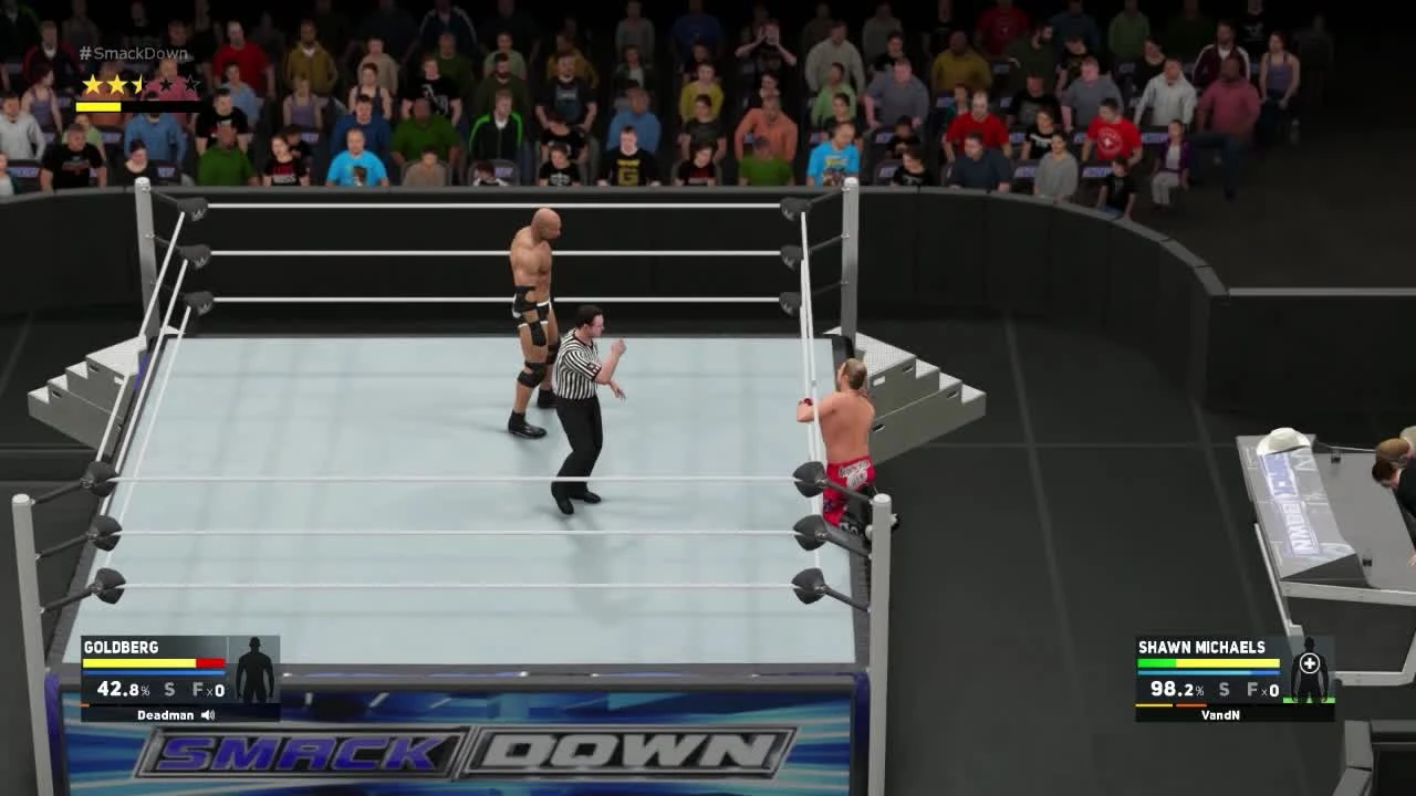 2K Tonight ONLINE Fight - Goldberg VS Shawn Michaels