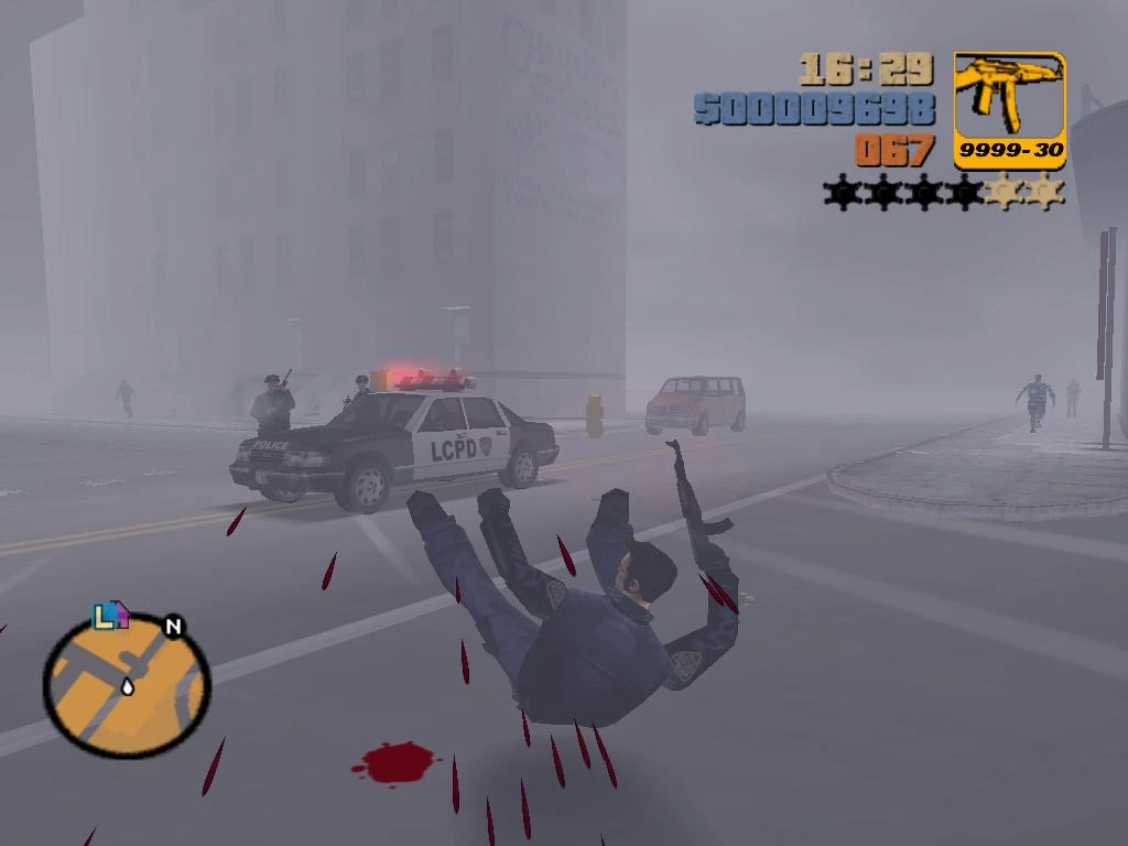 Grand Theft Auto 3 "Полицейские на второй звезде розыска со всем оружием (GTA3) 1.0"