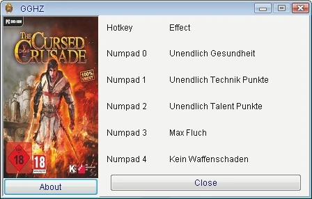 The Cursed Crusage: Трейнер (+5) [1.0] {GGHZ}