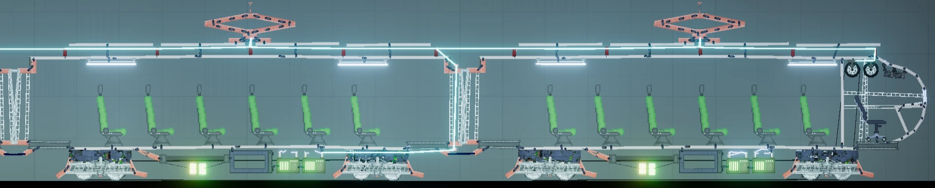 People Playground "Электричка Б-1" {1.27.5+}