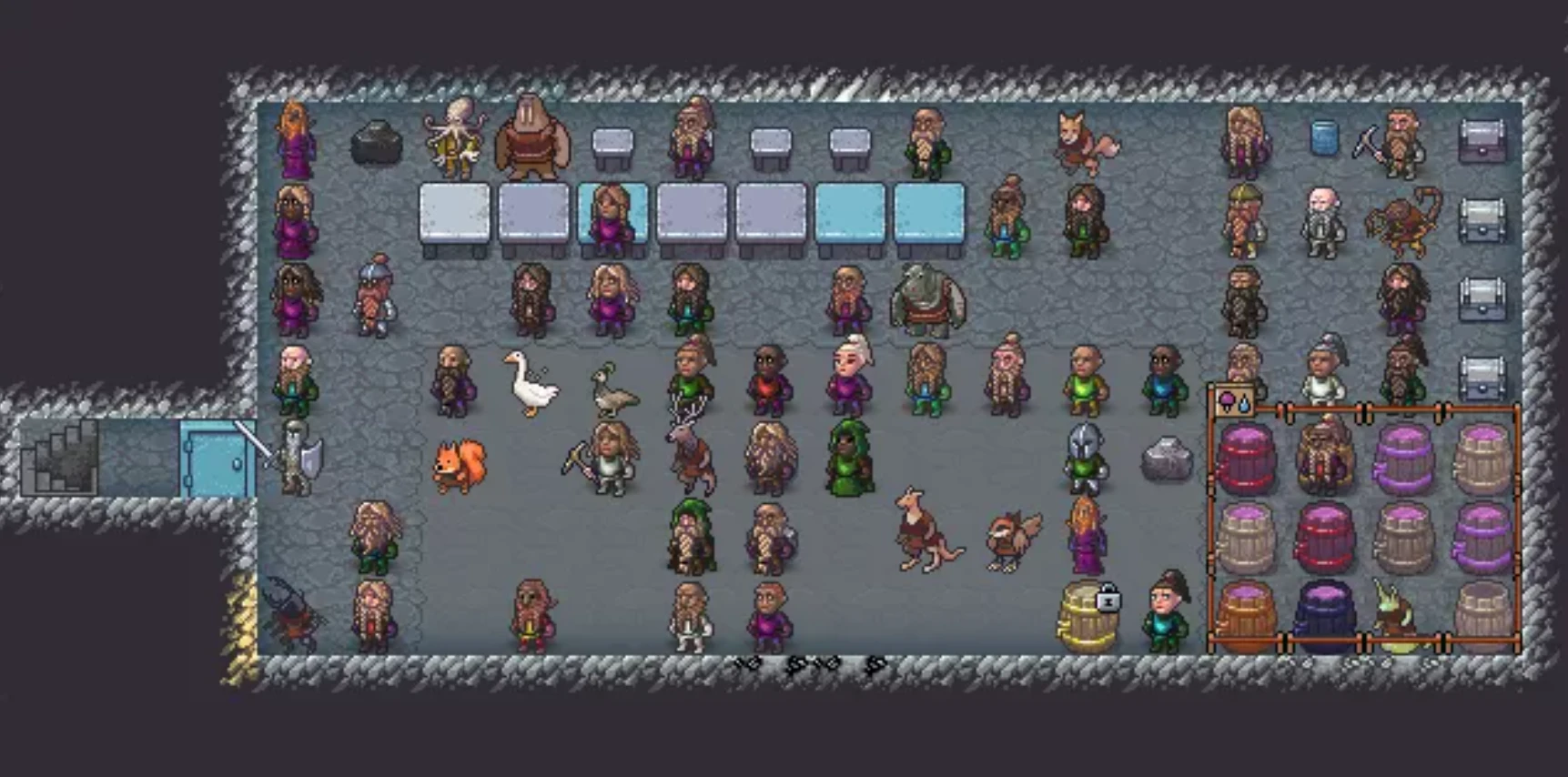 Новые скриншоты Dwarf Fortress демонстрируют прекрасные спрайты людей-животных