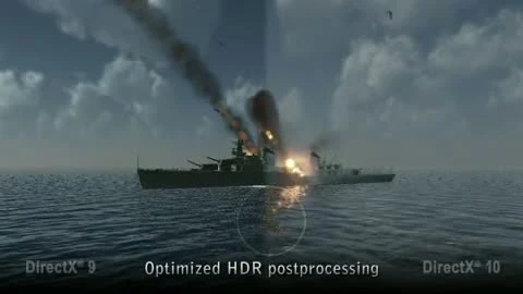 «Морской Охотник» DX9 vs. DX10