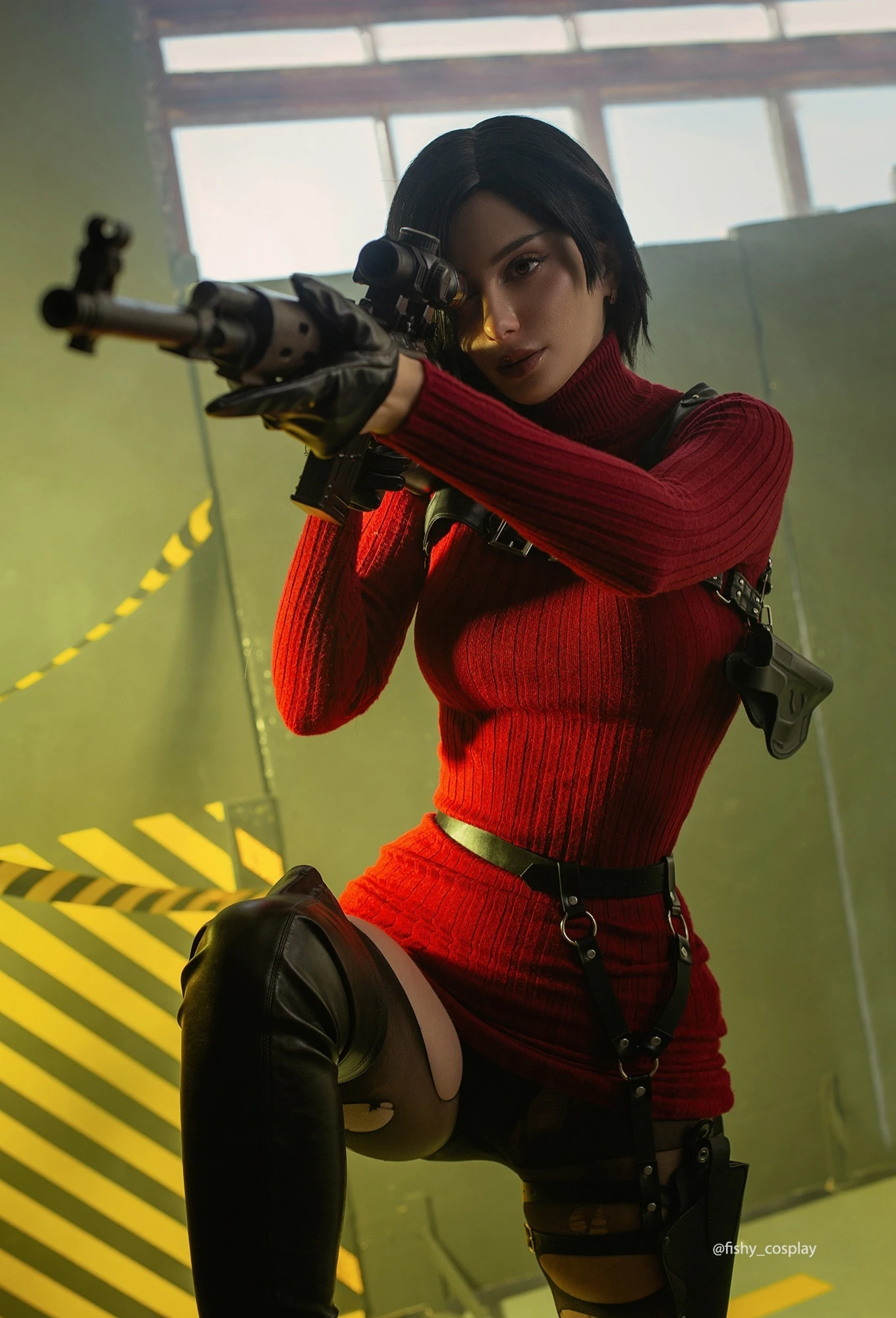 Эффектный косплей на Аду Вонг из "Resident Evil"