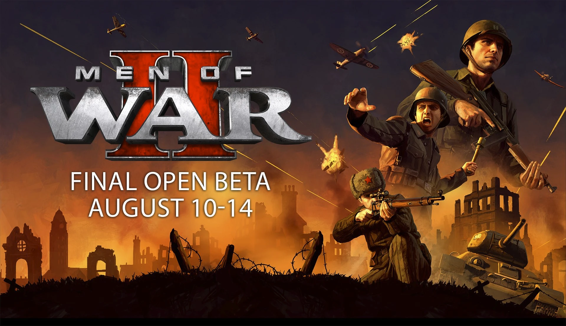 Финальный бета-тест стратегии Men of War 2 стартует 10 августа