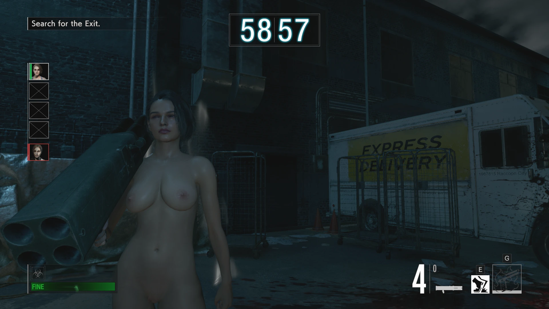 Resident Evil Resistance "Голая Джилл Валентайн"