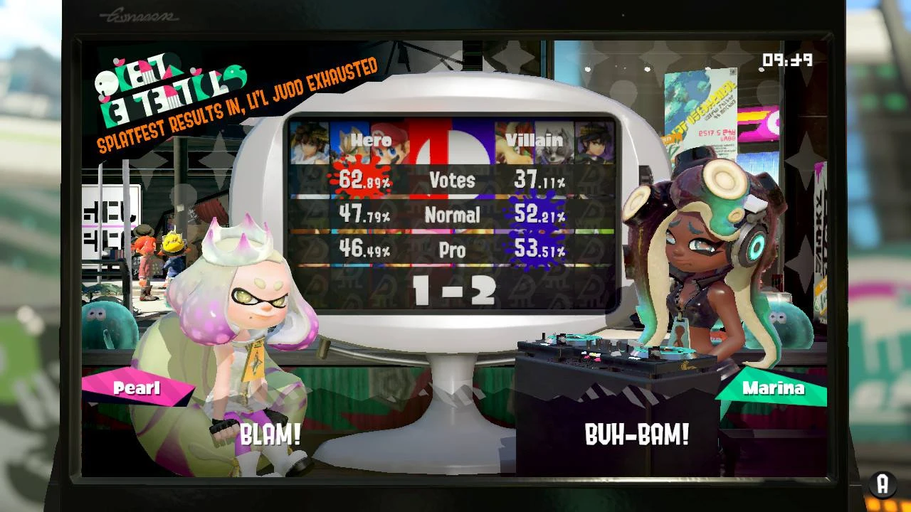 Итоги Сплатфеста: Герои vs Злодеи