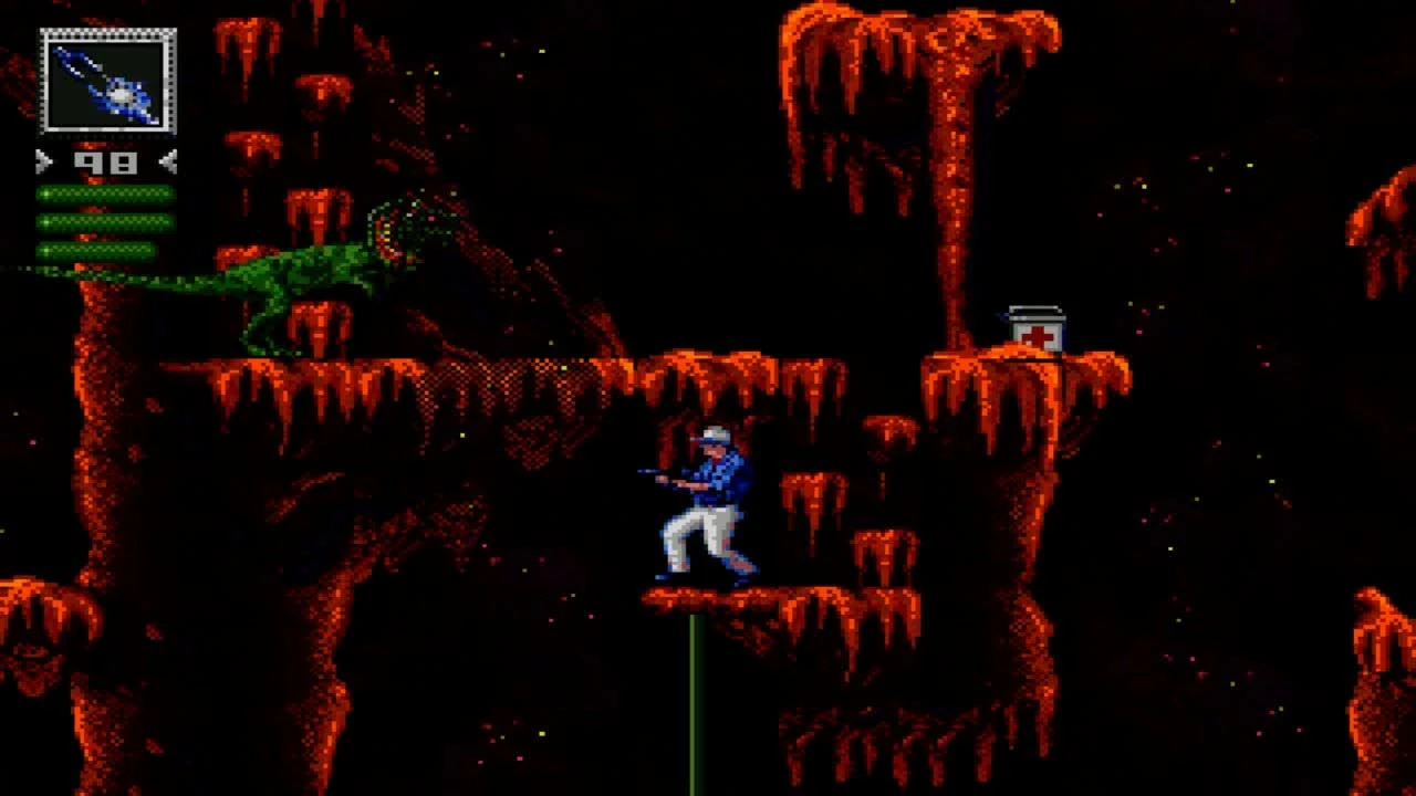 Jurassic Park " Жерло вулкана" [Sega Mega Drive 2]