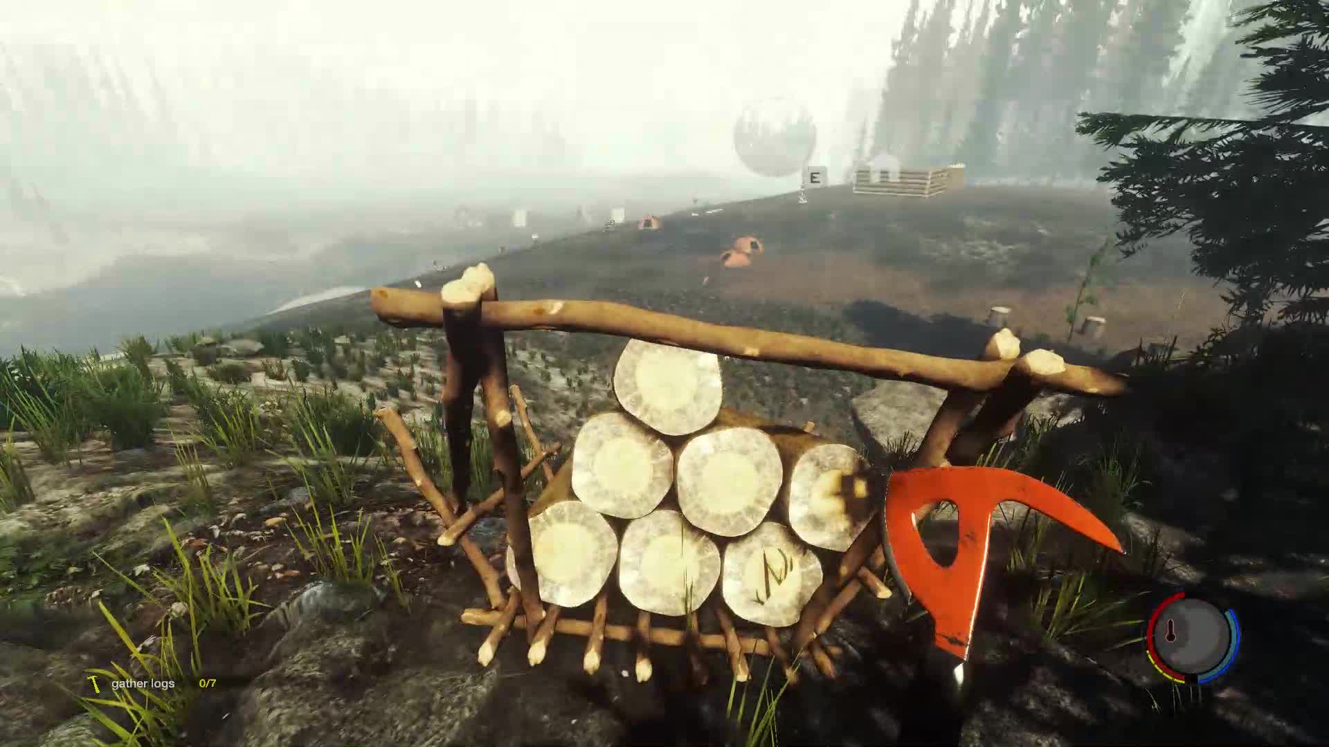 The Forest "Легкий способ добычи дерева "