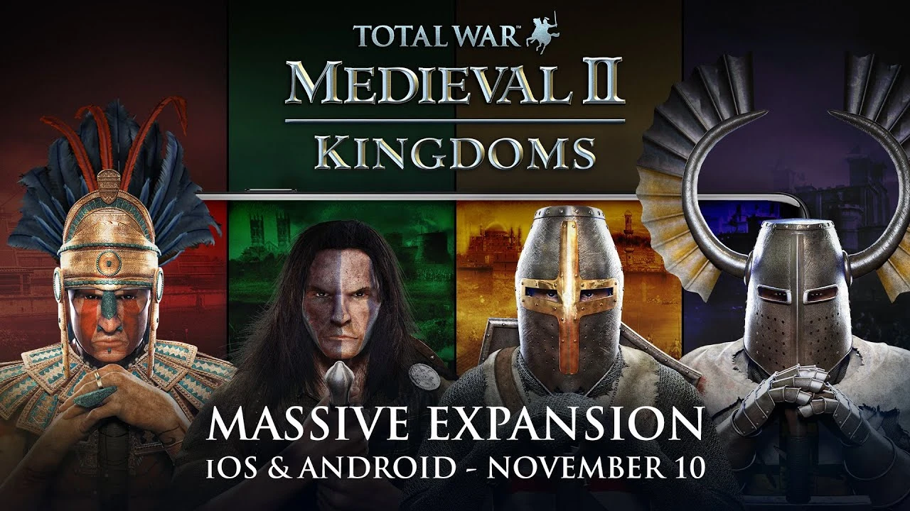 Масштабное дополнение Kingdoms для средневековой стратегии Medieval 2: Total War выйдет в ноябре на iOS и Android