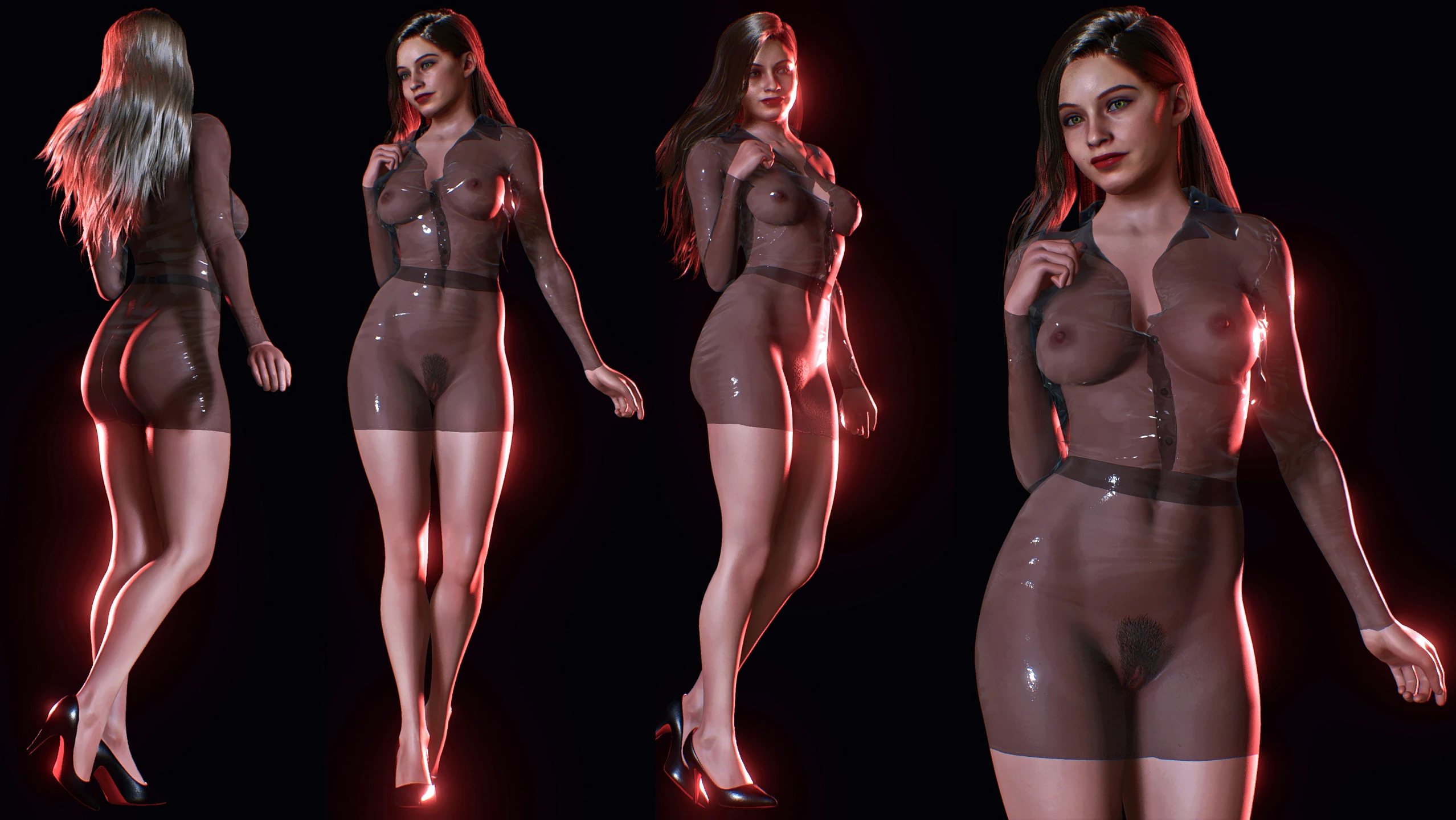 Resident Evil 2 "Клэр в Латексном платье"