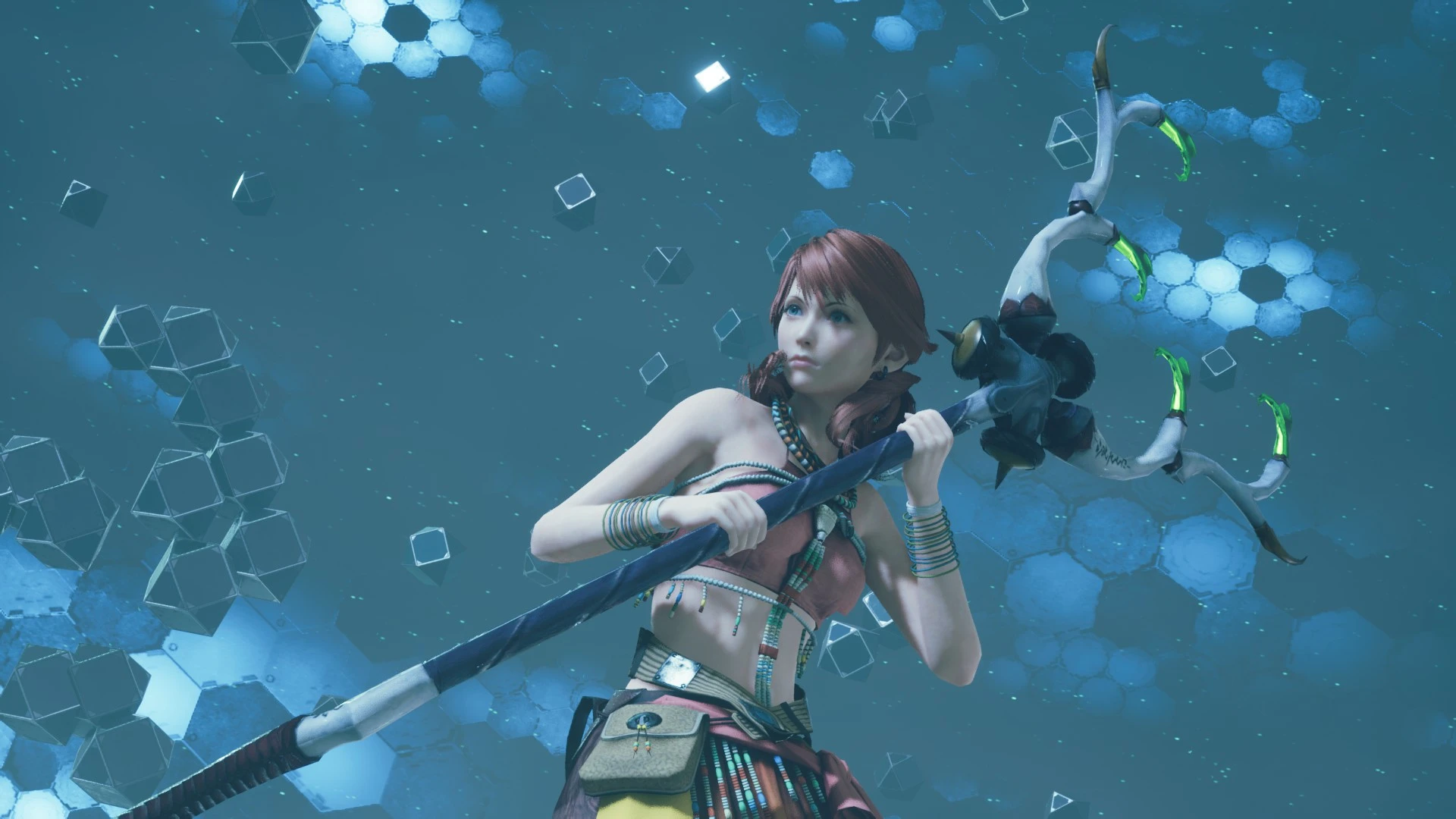 Final Fantasy 7 Remake "Оружие посох Ваниль из "FFXIII"