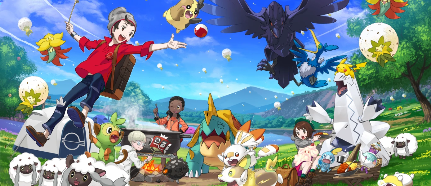 Открытый мир, сражения с врагами и Покемоны-гиганты - вышел релизный трейлер Pokemon Sword & Shield для Switch