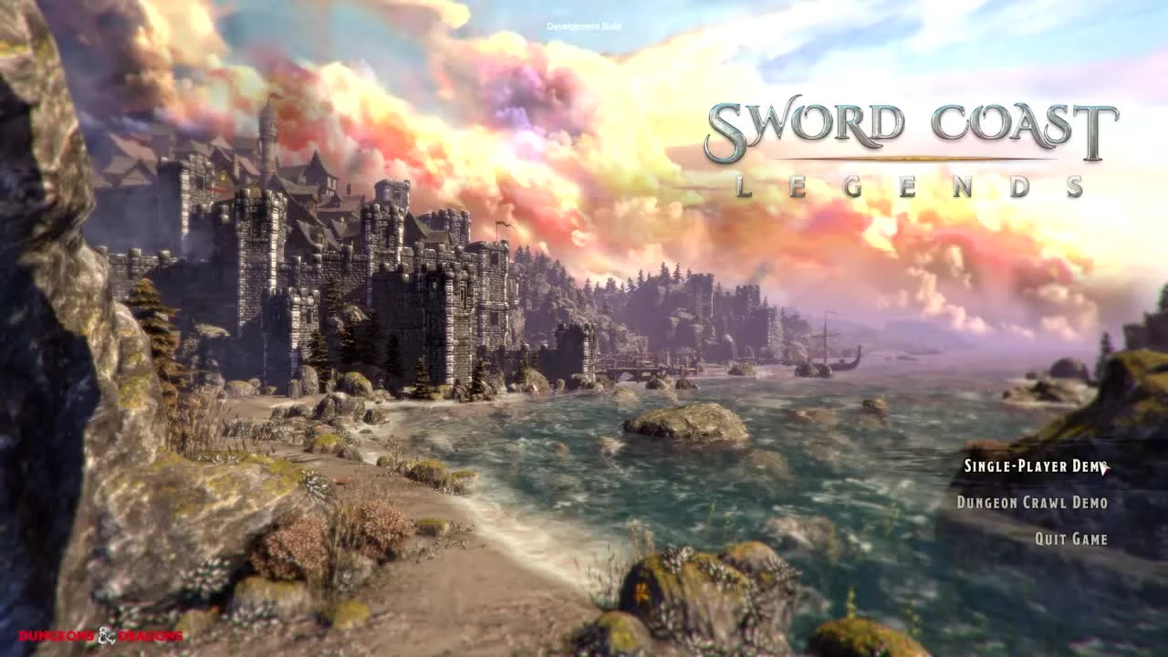 Первая демонстрация Sword Coast Legends