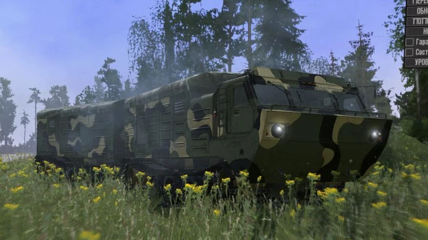 Spintires: MudRunner "Транспортер ДТ-8П (Переделка) v2.0"