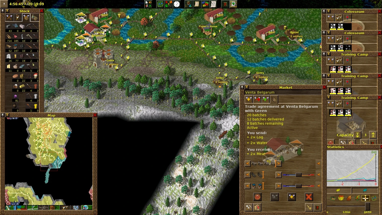 Духовный наследник The Settlers проект Widelands обновился до версии 1.3