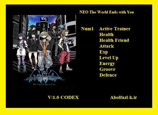 Neo: The World Ends with You: Трейнер/Trainer (+8) [1.0] {Abolfazl.k}