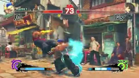 Super Street Fighter IV: Arcade Edition "Геймплей Yun vs. Yang"