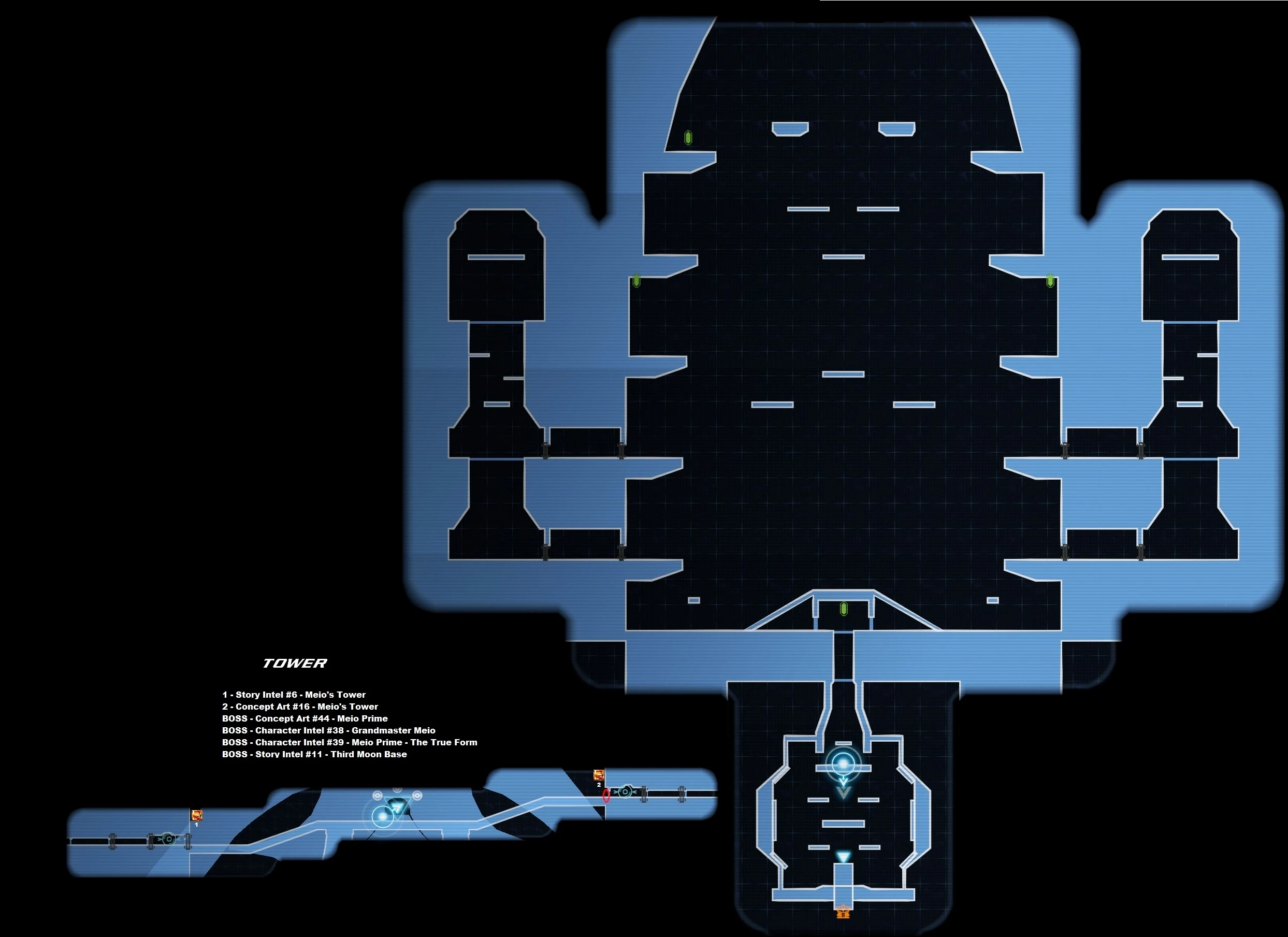 Strider "Карты расположения вещей на локациях"