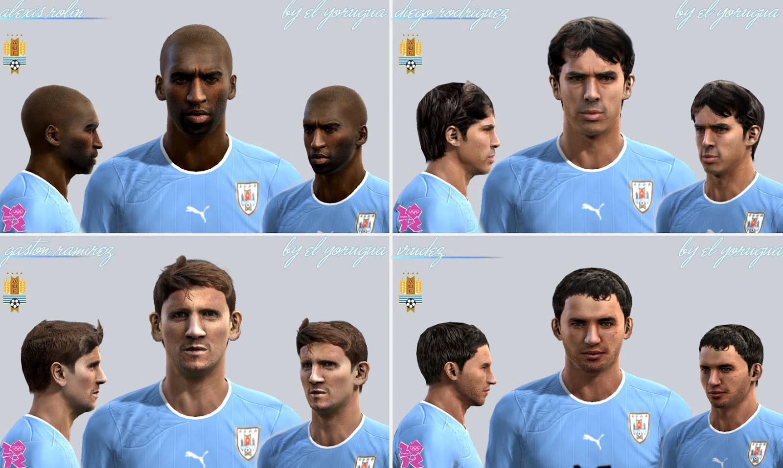 PES 2012 "Uruguay Facepack by el yorugua "