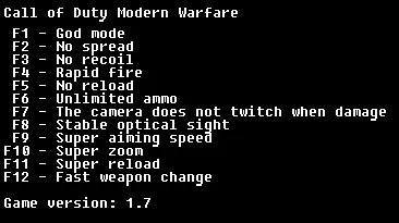 Call of Duty: Modern Warfare: Трейнер/Trainer (+12) [1.7] {LIRW / GHL}