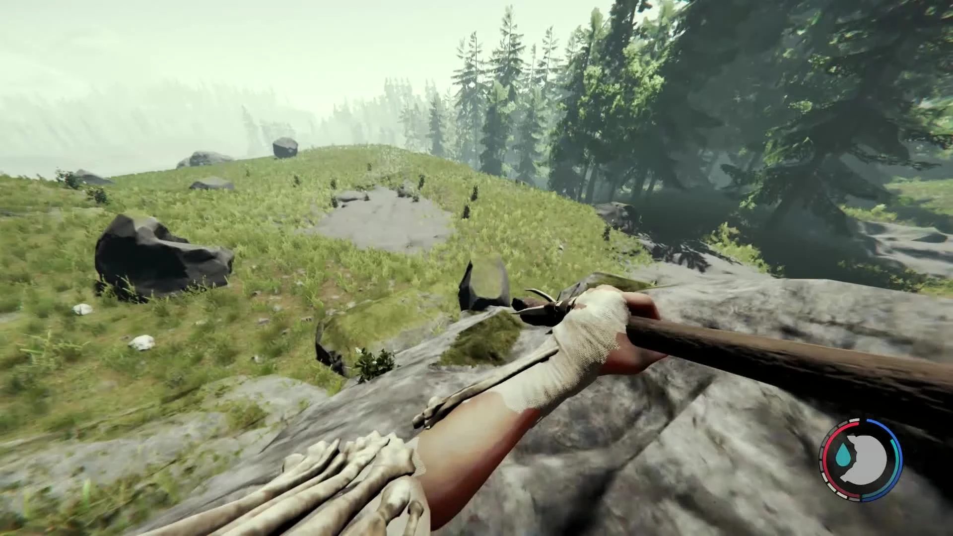 Спрятались на яхте от мутантов в игре The Forest