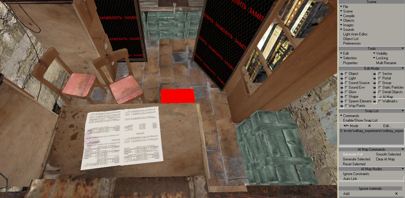 Обход запрета создания Ai-сетки в некоторых местах в S.T.A.L.K.E.R: Shadow of Chernobyl