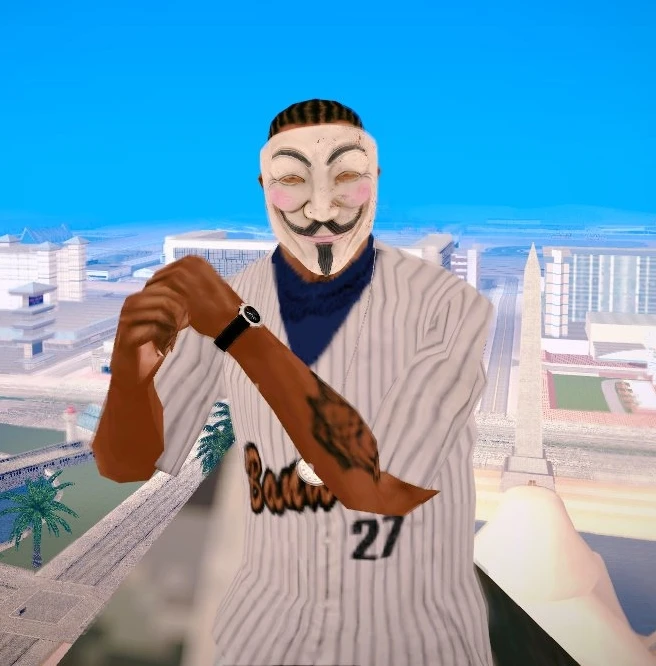 Grand Theft Auto: San Andreas "Guy Fawkes Mask / Маска Гая Фокса"