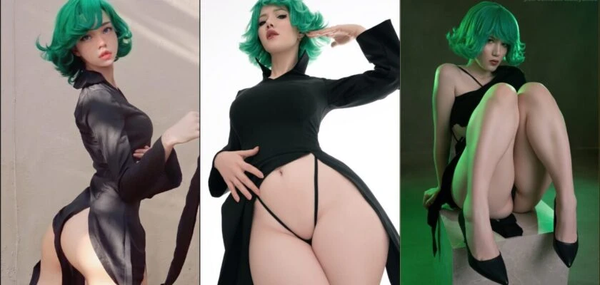 Самые привлекательные бедра из аниме? 6 косплеев на Татсумаки из One Punch Man