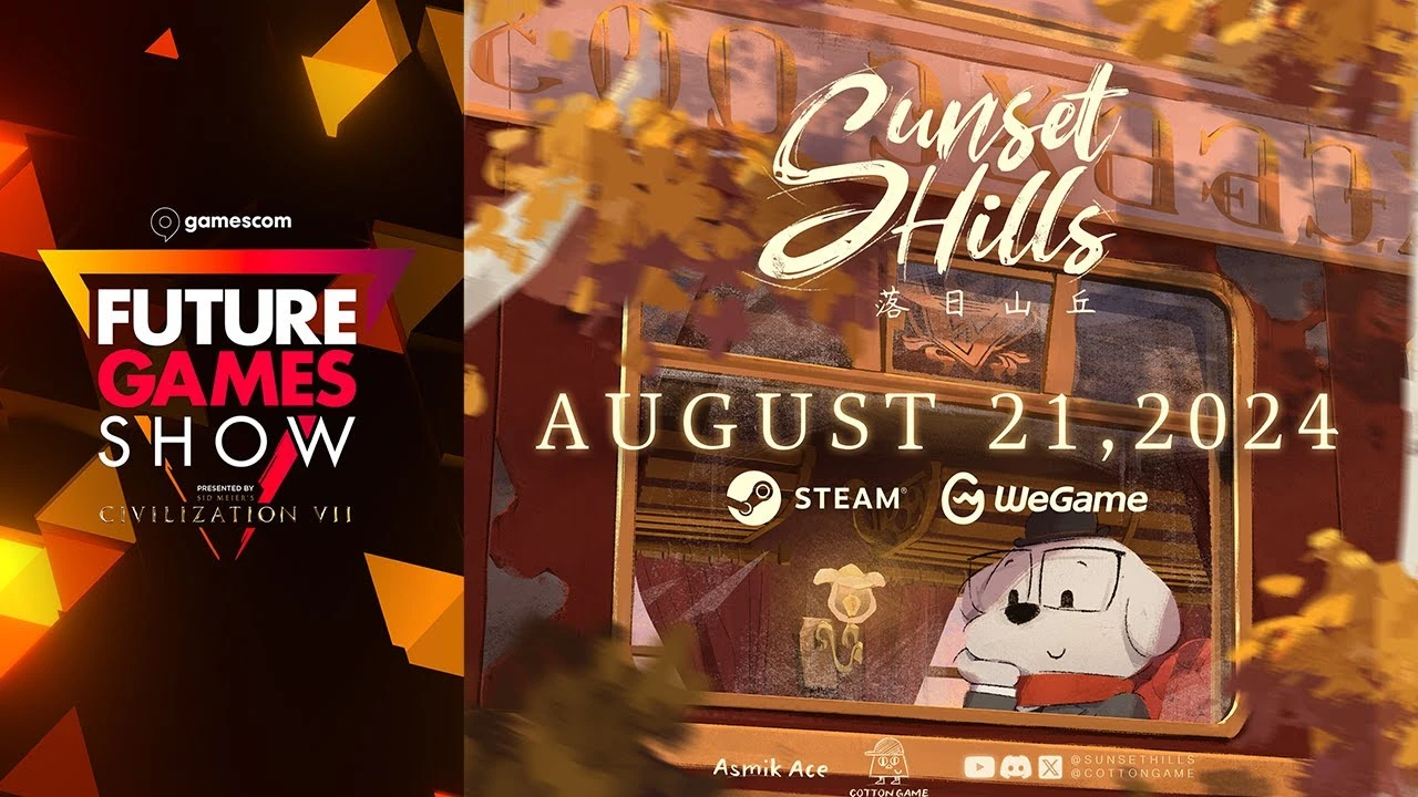 На Gamescom отметили релиз рисованной адвенчуры Sunset Hills