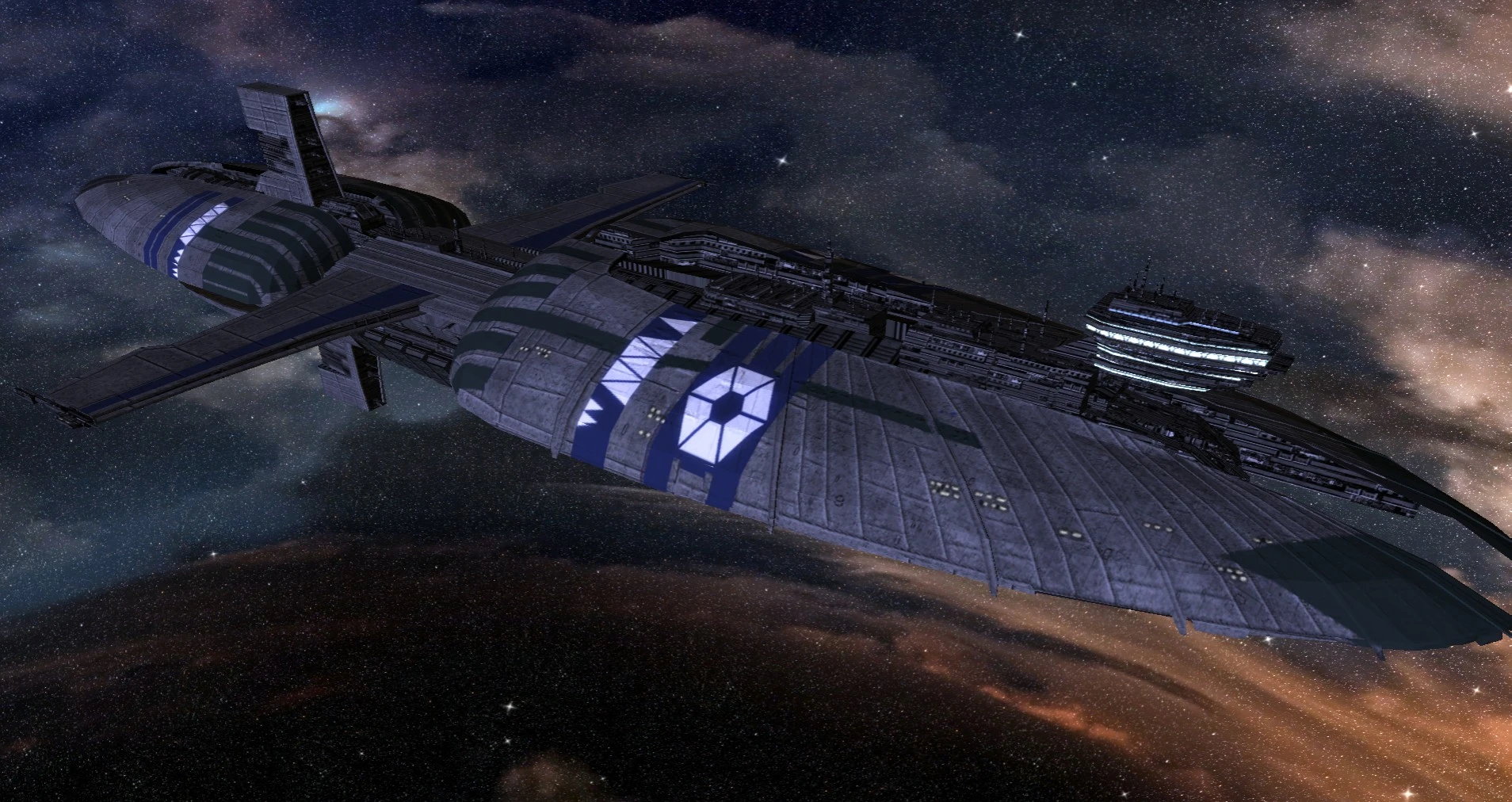 Star Wars: Empire at War "Изменение текстуры для фрегата "Щедрый". Финальная версия"