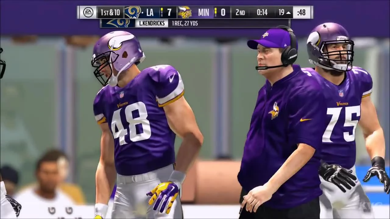 Madden NFL 17 - Los Angeles Rams vs Minnesota Vikings | Игровой процесс (HD)