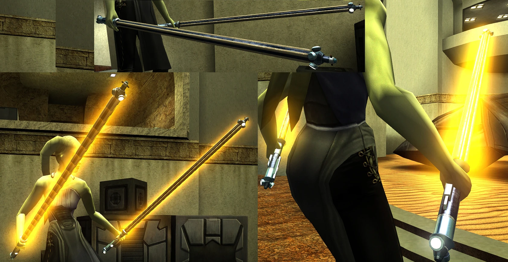 Star Wars: Jedi Knight - Jedi Academy "TOR Training Lightsaber / DX-2 Resonating Vibro-Blade"