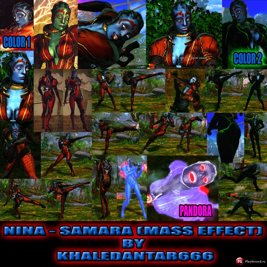 Street Fighter X Tekken "NINA - SAMARA (MASS EFFECT)"