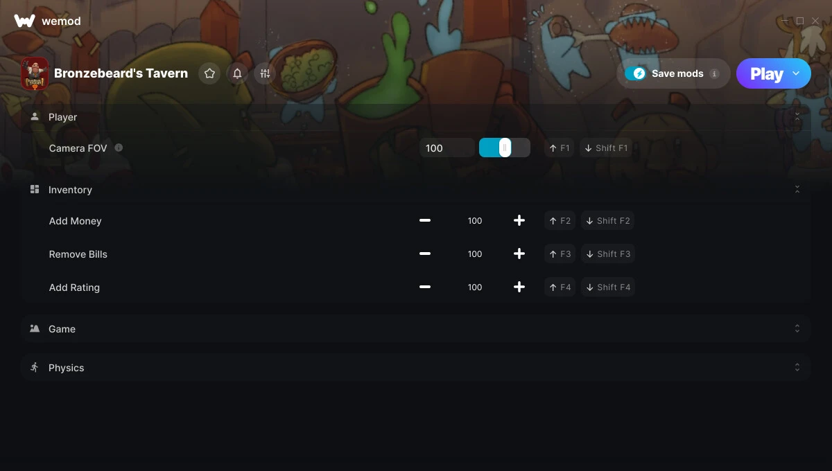 Bronzebeard's Tavern "Трейнер +27 от WeMod: Редактор таверны, денег и рейтинга"