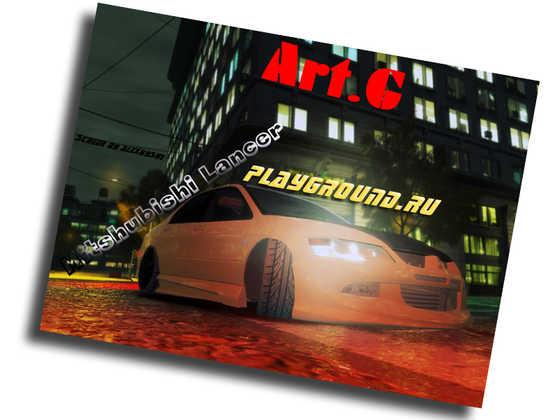 GTA 4 "Mitshubishi Lancer EVO VIII Ful Tuning ver1"