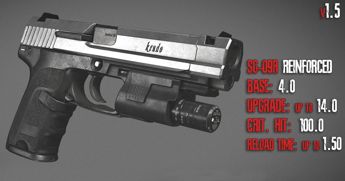 Resident Evil 4 Remake "SG-09R Усиленный"