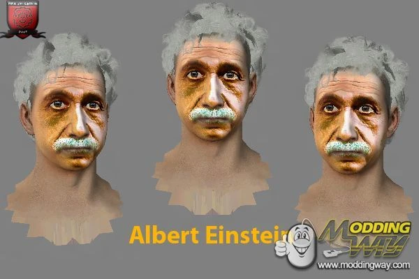 FIFA 12 "Albert Einstein face pack by shadow_boy32"