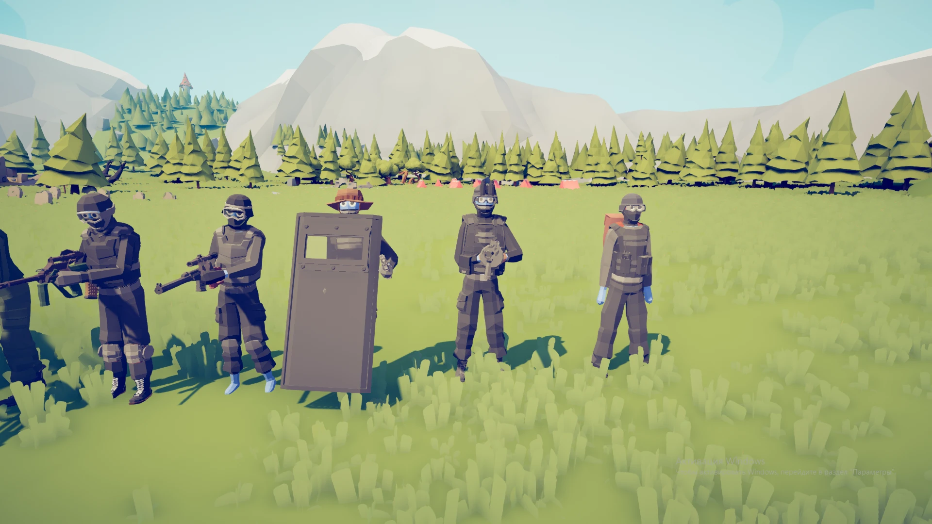 Totally Accurate Battle Simulator "ModernWarfareMod - Солдаты с современным вооружением"