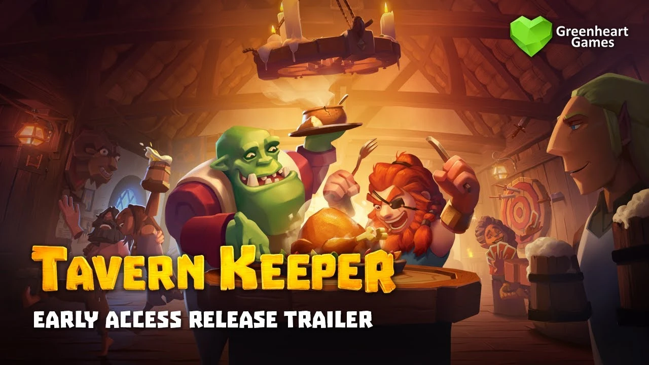 В Steam вышел уютный симулятор таверны - Tavern Keeper