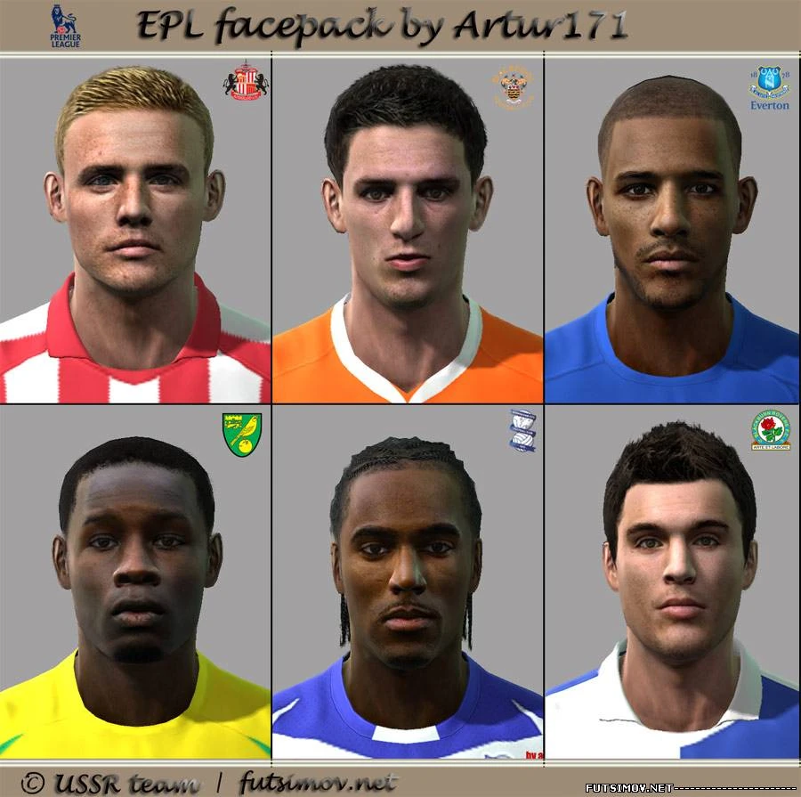 PES 2011 "EPL facepack"